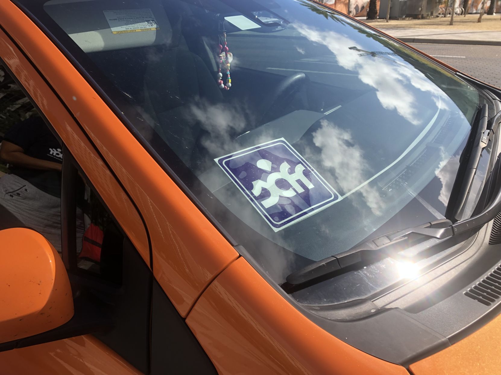 ‘Women empowering women’ ride-hailing service launches in downtown Orlando (car sticker)